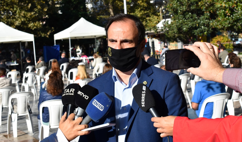 Δήμαρχος Σερρών: Έκκληση για αυτοπεριορισμό