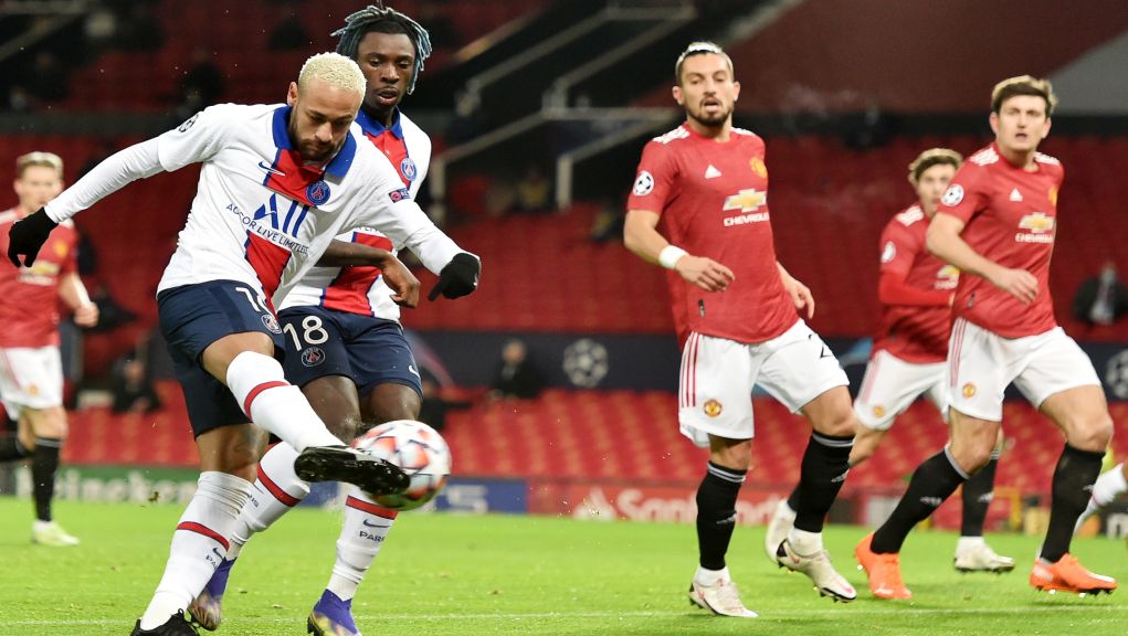 Neymar_ManUnited_PSG_2020 Αγκαλιά με την πρόκριση η Παρί, 3-1 στο «Ολντ Τράφορντ» – Στους «16» η Ντόρτμουντ (δείτε τα highlights)