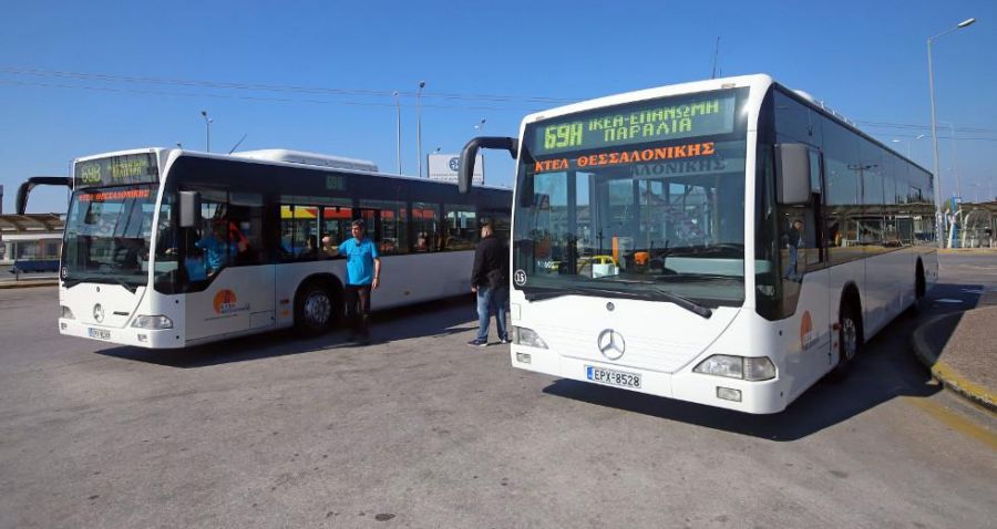 585 λεωφορεία στους δρόμους της Θεσσαλονίκης μέχρι τις 31/01/2021