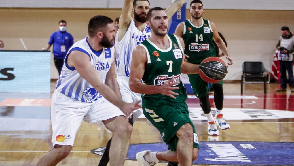 Larisa_Panathinaikos_2021 Πέρασε νικηφόρα με 98-89 από τη Λάρισα ο Παναθηναϊκός