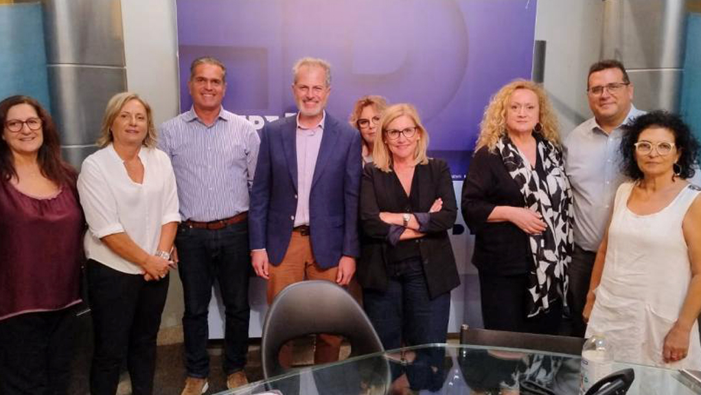Τους περιφερειακούς σταθμούς της ΕΡΤ Πάτρας και Πύργου επισκέφτηκε ο πρόεδρος της ΕΡΤ Γιάννης Παπαδόπουλος